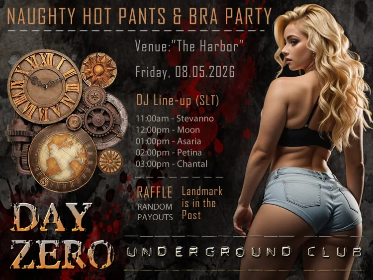 Naughty Hot Pants & Bra Party