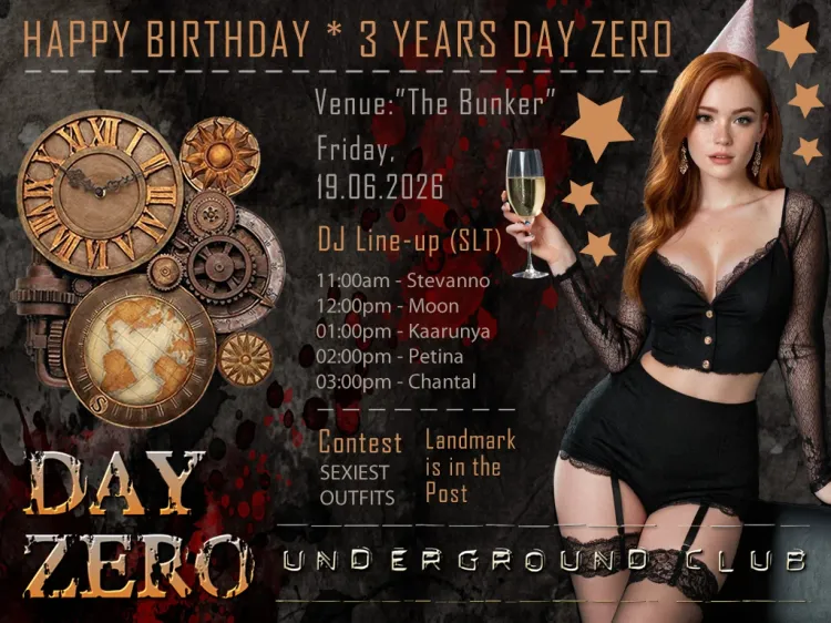 Happy Birthday * 3 Years Day Zero