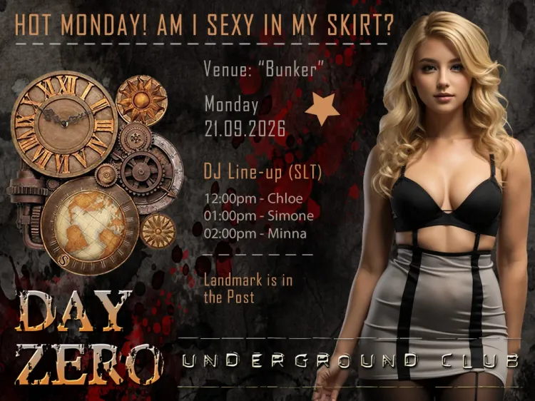 Hot Monday! Am I Sexy In My Skirt?