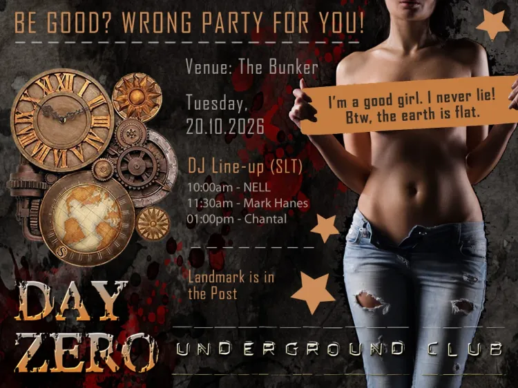Be Good? Wrong Party For You!